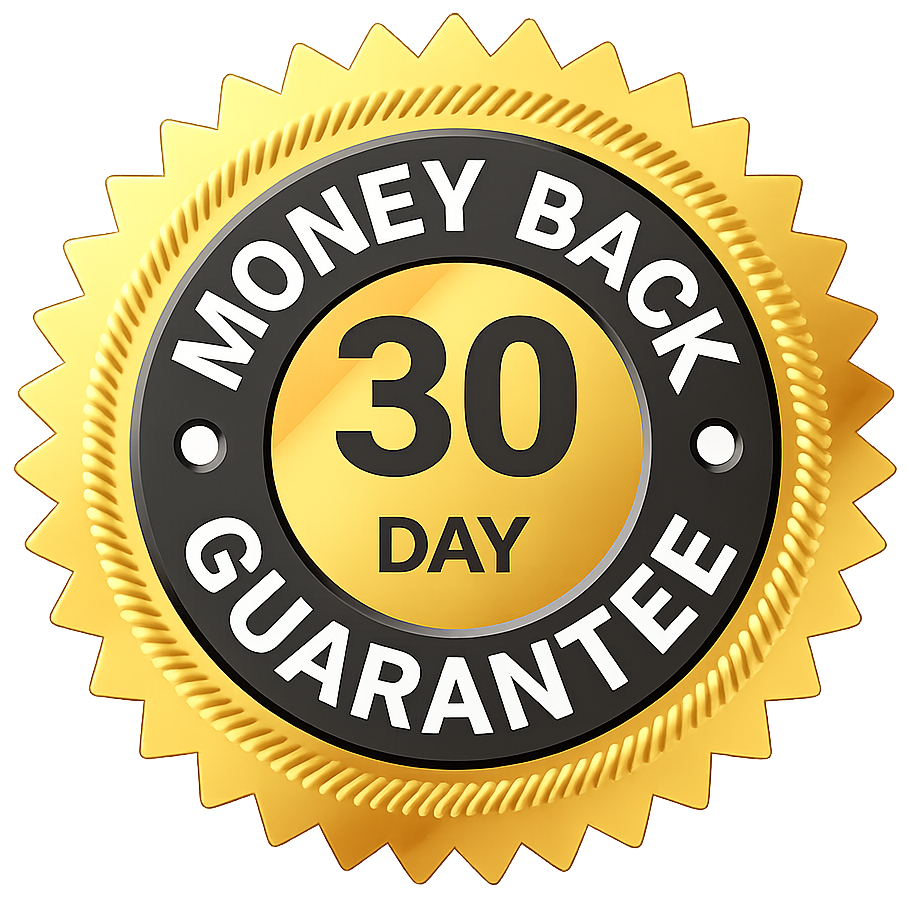 30-Days Money Back Guarantee